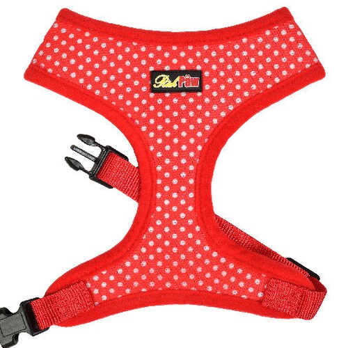 Dog Harness Red Polka Dot Dog Harness Vest Dog and Puppy Etsy UK