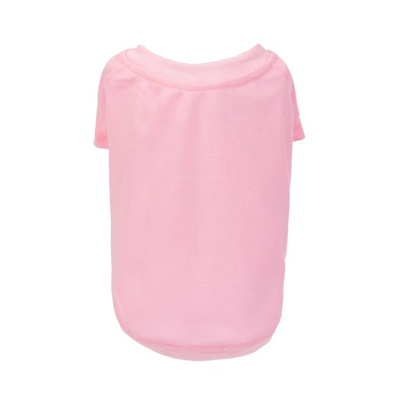 Pink Dog T-Shirt - Polyester Dog Tee - Dog Shirts - Pet Shirts - XXS to 4XL