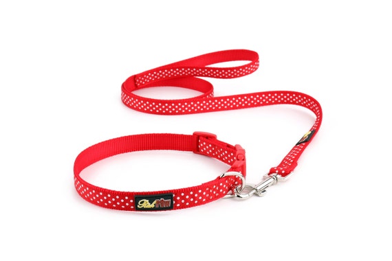 Red Dog and Puppy Harness XS to XL Red Polka Dot Dog Harness RichPaw