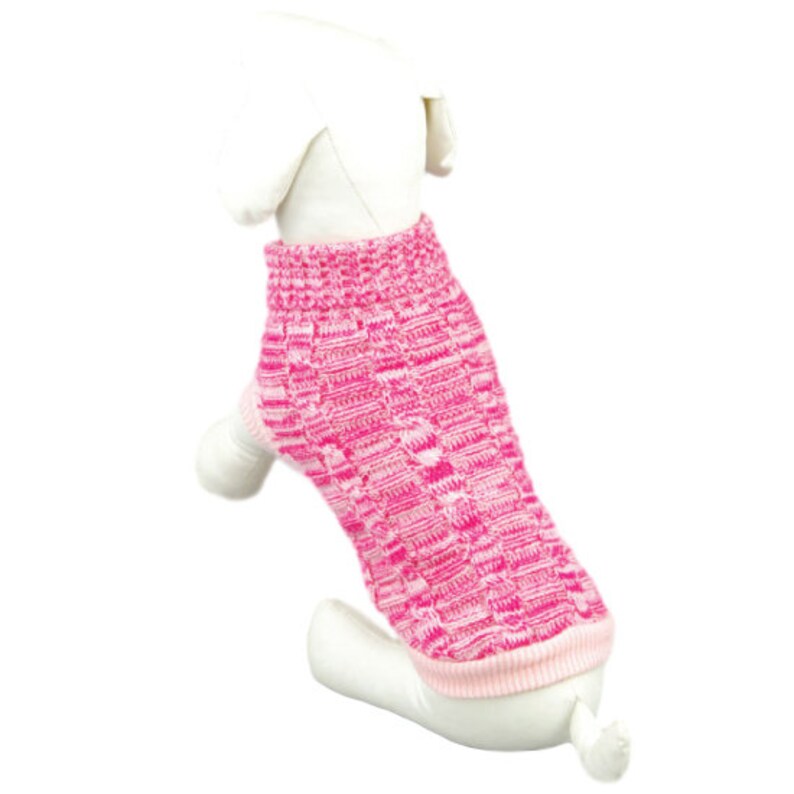 Pink Waffle Knit Dog Sweater Pink Dog Jumper XS to XXL Etsy