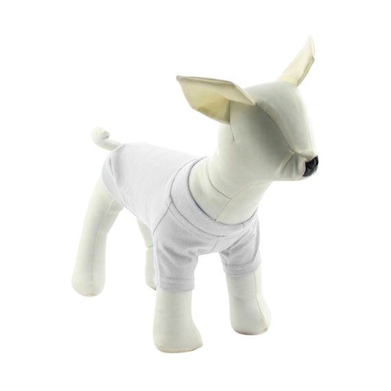 White Dog T-Shirt - Dog Tees - Dog Shirts - Pet Shirts - XXS to 4XL