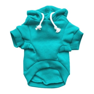 Aqua Dog Hoodie Aqua Dog Sweater Aqua Dog Jumper Dog/Puppy Clothing image 2