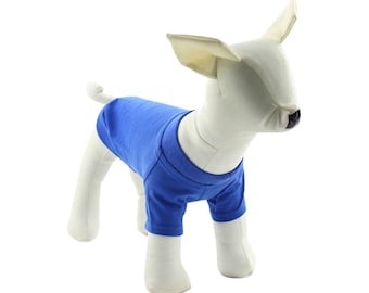 Blauw honden-T-shirt - HondenT-shirts - Hondenshirts - Hondenshirts - XXS t/m 4XL