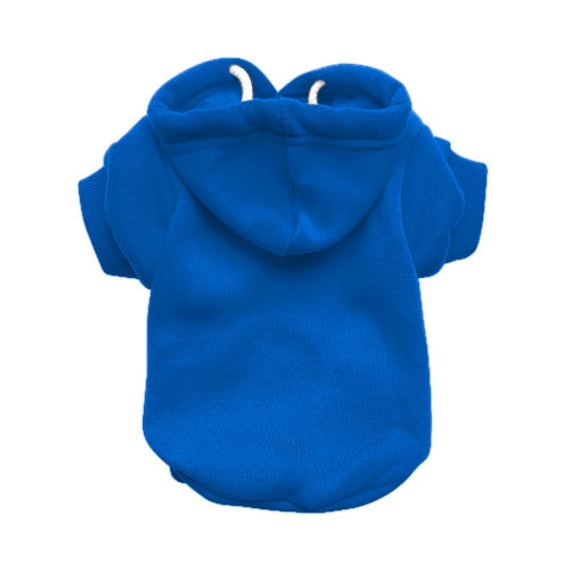 blue dog hoodie