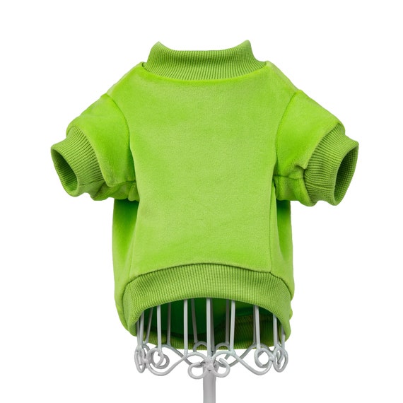 Velour dog outlet sweater