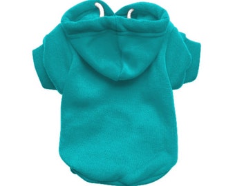 Aqua Dog Hoodie: XS - 4XL, Cotton, 4-Way Stretch, Machine Washable, Warm and Comfortable