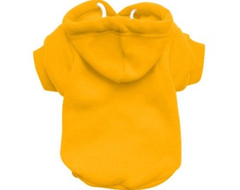 Mustard Dog Hoodie - Yellow Dog Sweater - Mustard Dog Jumper - Dog/Puppy Clothing