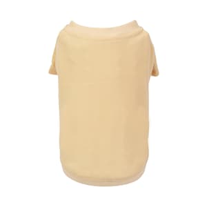 Beige Dog T-Shirt - Polyester Dog Tee - Dog Shirts - Pet Shirts - XXS to 4XL