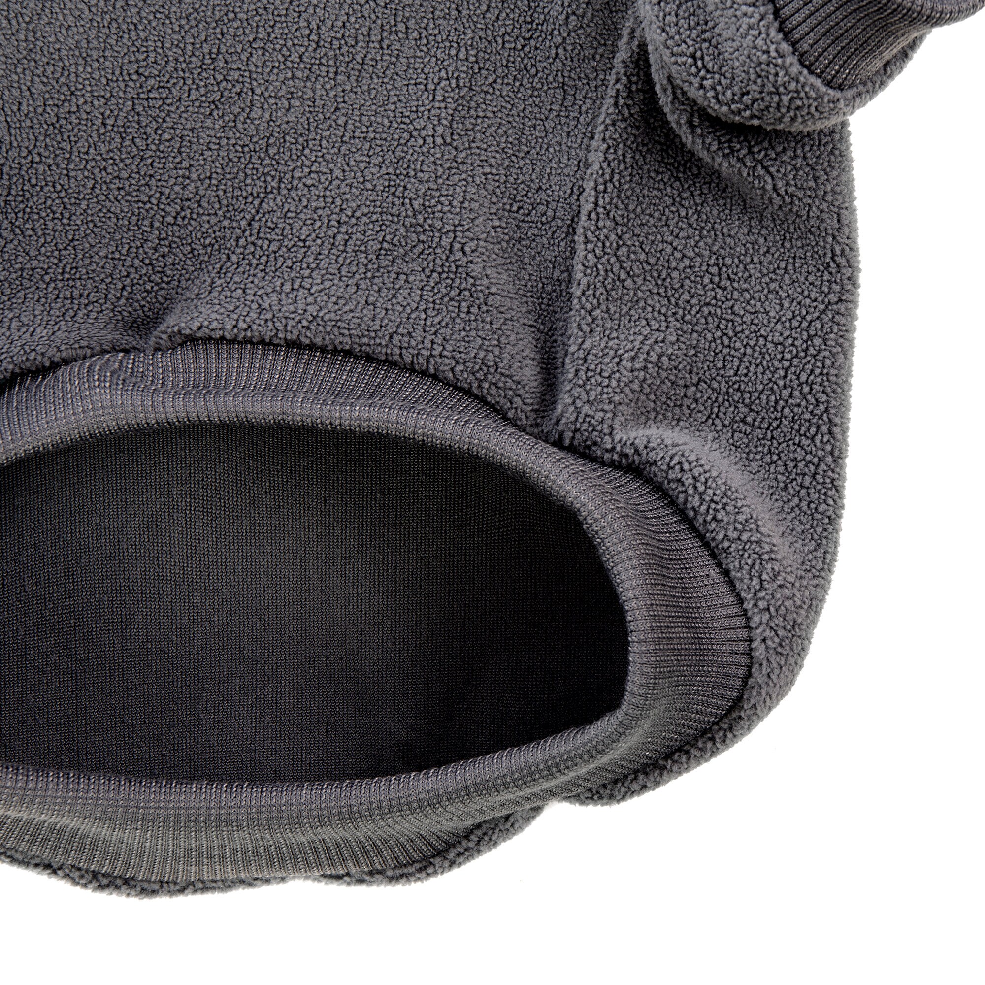 Grey Fleece Dog Sweatshirt Grey Fleece Dog Sweater Grey Etsy