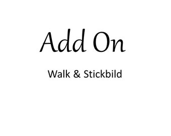 Add On - Walk and embroidery picture, additions to your walk overall and your walk jacket