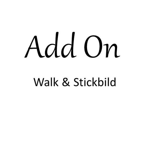 Add On - Walk und Stickbild, Ergänzungen für deinen Walkoverall und deine Walkjacke