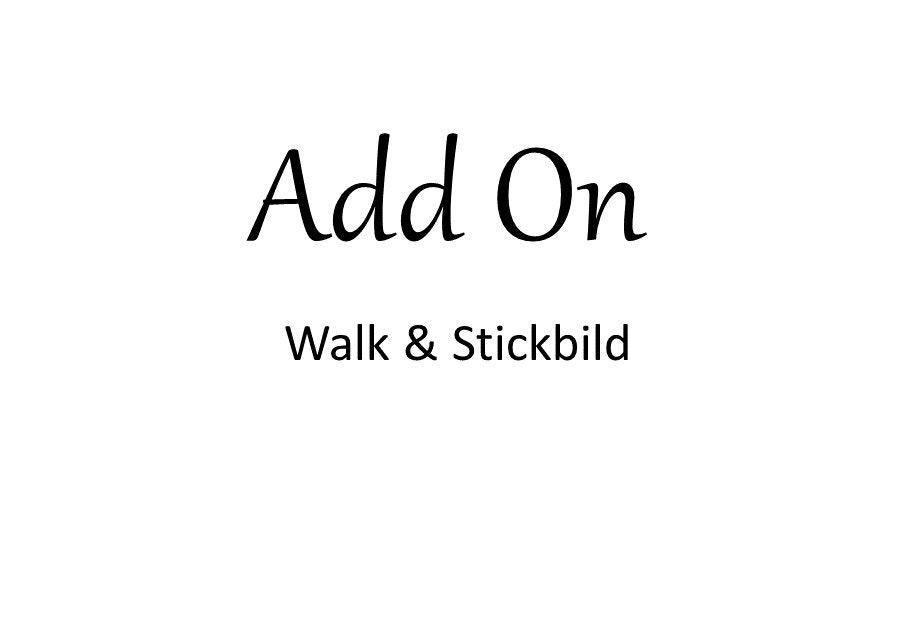 Add On - Walk and embroidery, additions for your Walk overall and your Walk jacket