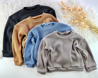 Grobstrick Pullover oversize in verschiedenen Farben