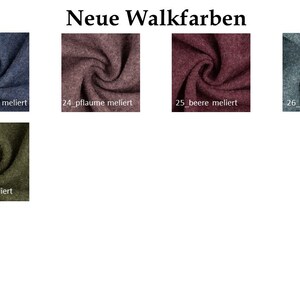 Walkjacke mit Reißverschluss, frei wählbare Farbkombination, Winterjacke aus 100% Schurwolle zdjęcie 4