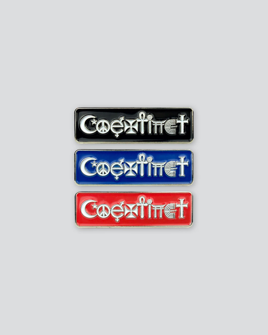 Coexist Pin Coextinct Enamel Pin - Etsy