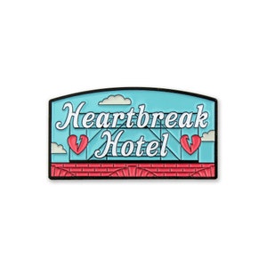 Heartbreak Hotel | Enamel Pin Brooch