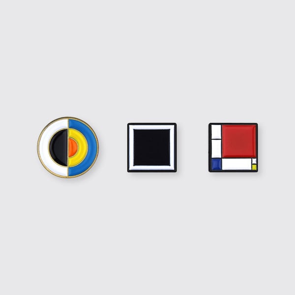 Abstract (Set of 3) • Enamel Pins