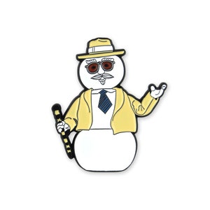 Leon the Snowman | Enamel Pin Brooch