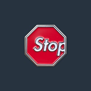 Stop Pin | Enamel Pin