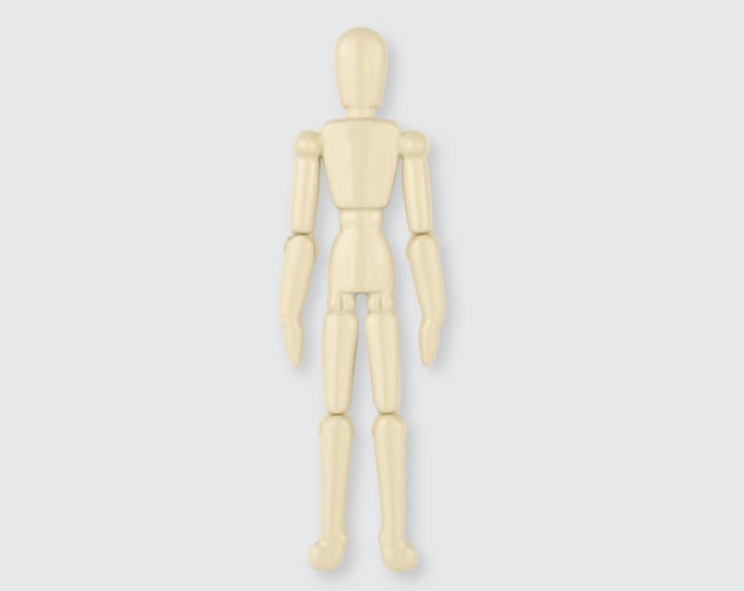 Artist Mannequin • Articulated Enamel Pin