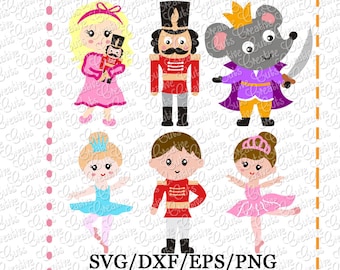 Nutcracker Ballet SVG,  Nutcracker Ballet cutting file, Nutcracker Ballet cut file, Sugar Plum Fairy svg, nutcracker svg, LIMITED commercial