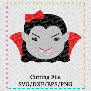 Dracula Vampire Cutting File SVG, EPS, DXF, and png for cutting machines Silhouette Cameo Cricut Scan n Cut