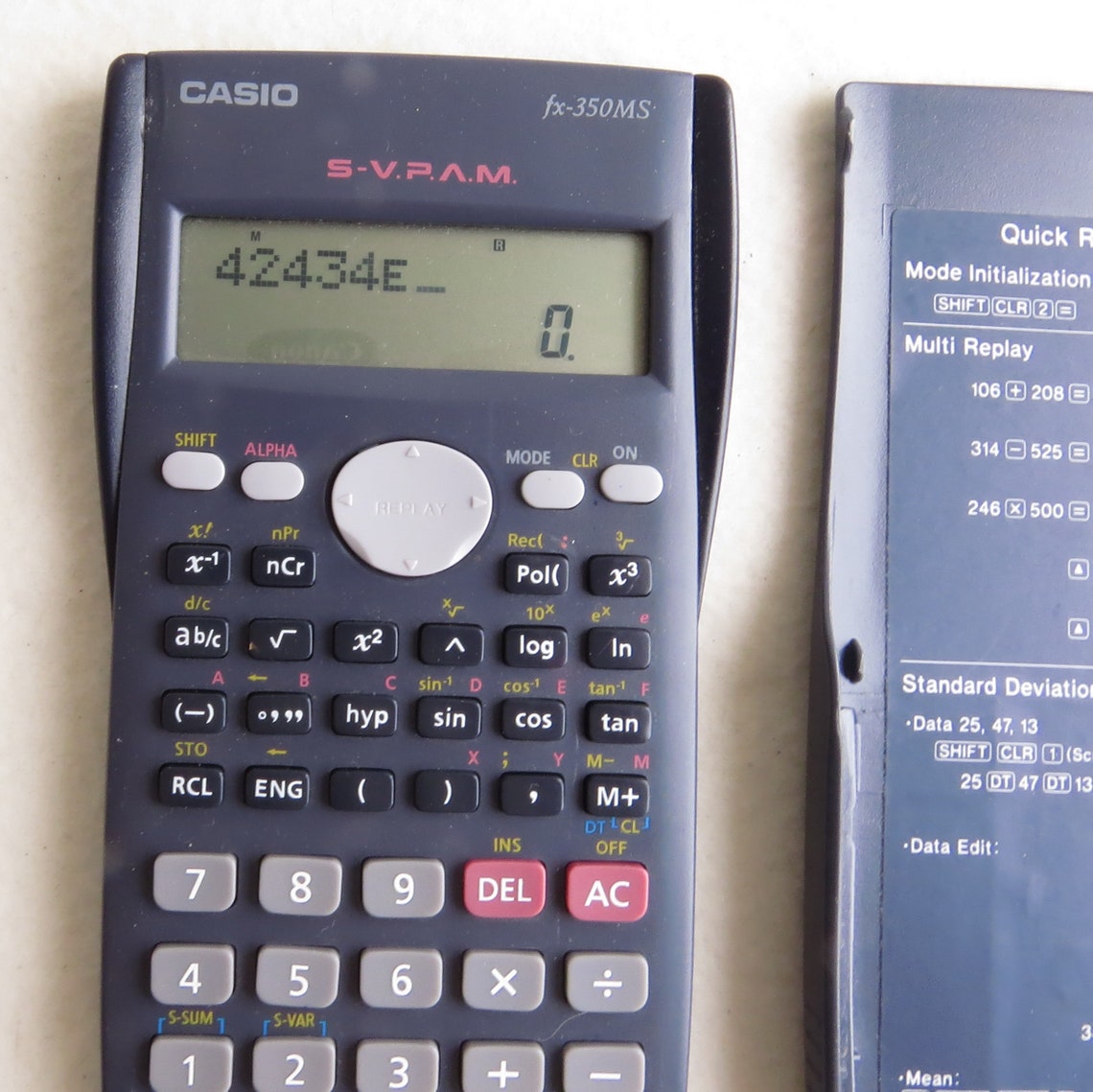 casio fx 350 scientific calculator