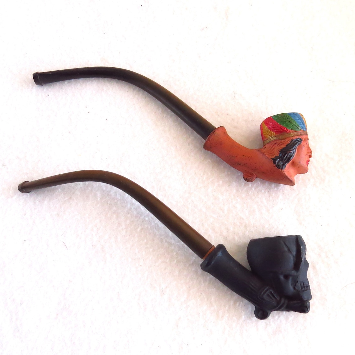 Clay smoking pipe Vintage Clay Smoking Pipe Unused Vintage Etsy