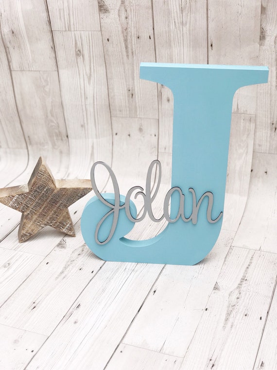 Freestanding Wooden Letters ONE Standing Wooden Sign Photo Prop for First  Birthday Nursery Shelf Decoration Wooden ONE Baby