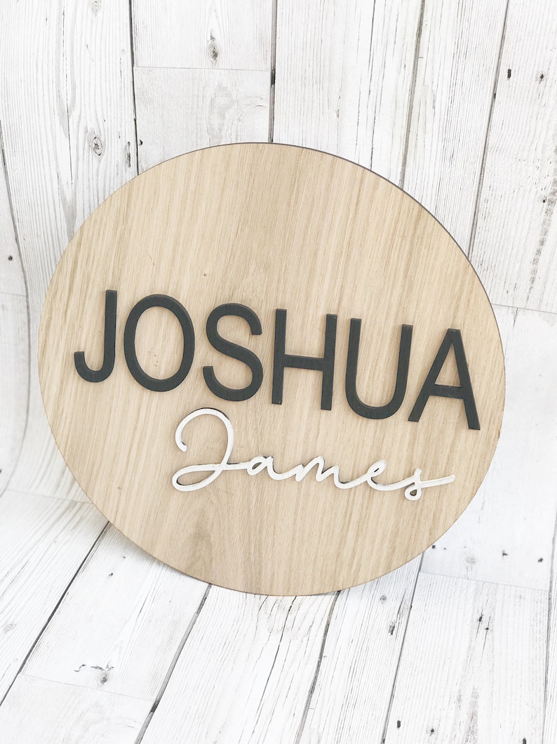 Large Name Sign Wall Plaque Nursery Decor Name Plaque Boys Etsy