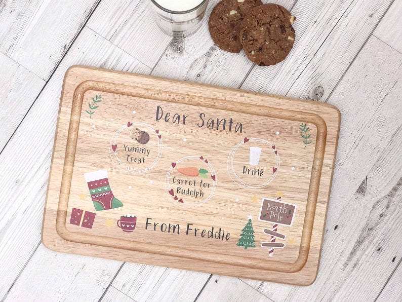 Christmas Eve Board Christmas Eve Wooden Board Santa Etsy UK