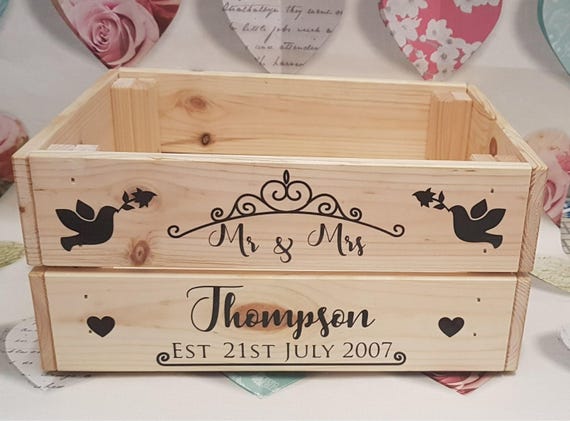 wooden crate toy box