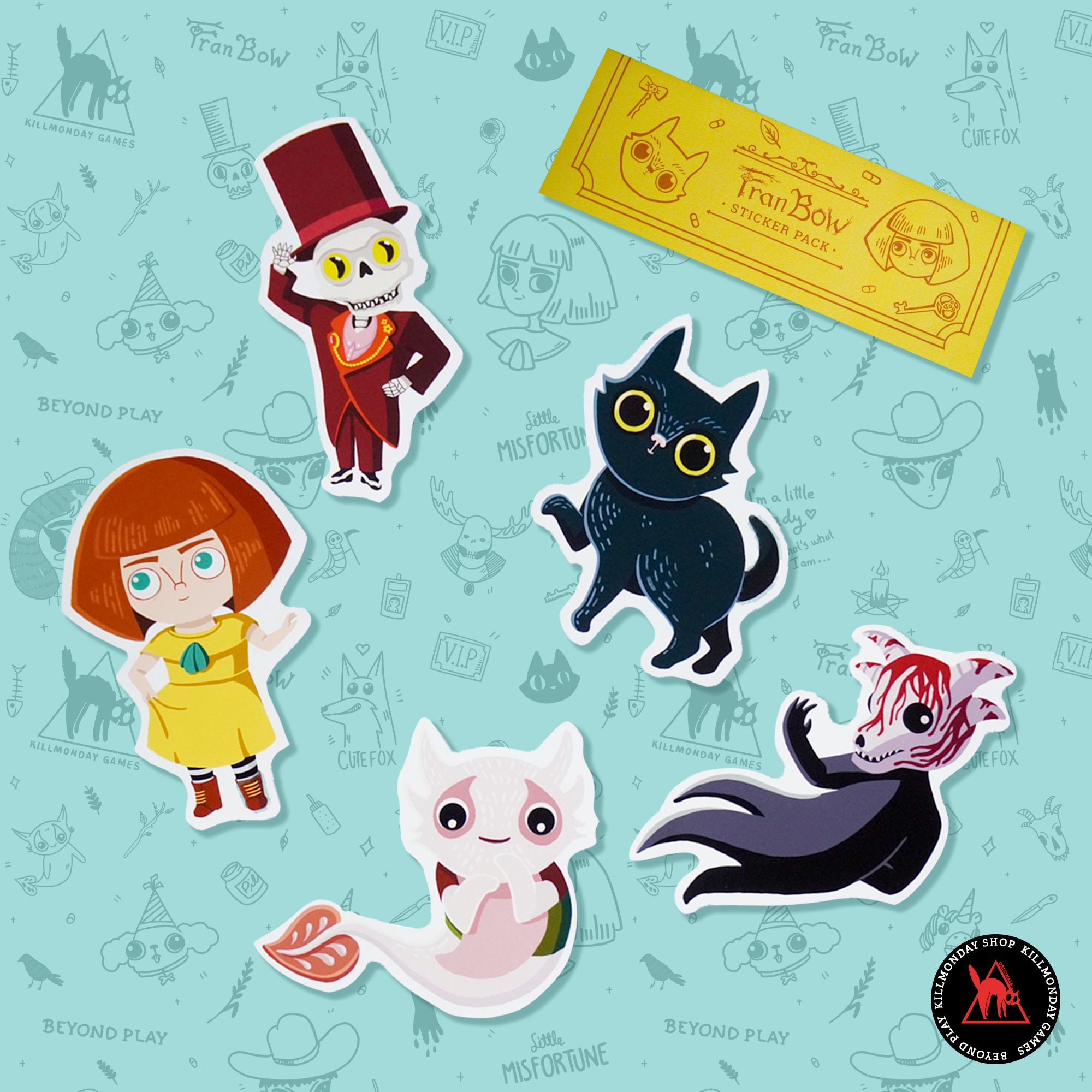 Fran Bow Cut-out Stickers - Etsy India