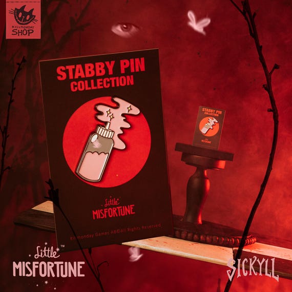 Stabby Pin - Glitter