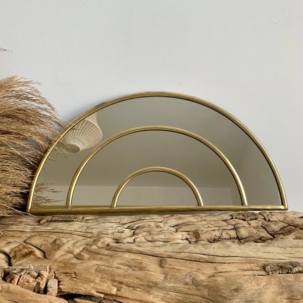 Miroir en laiton or ARC EN CIEL