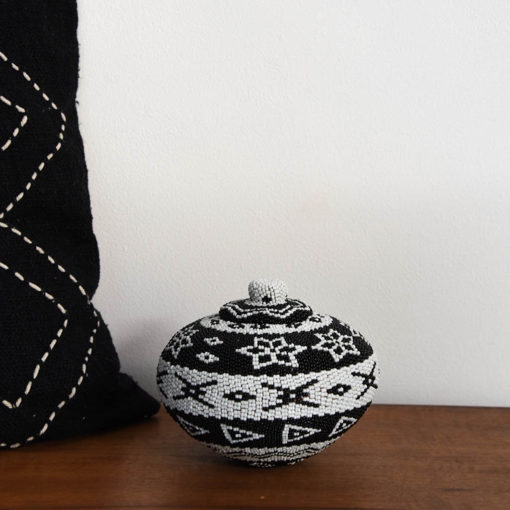 Pots Perles Noir et Blanc