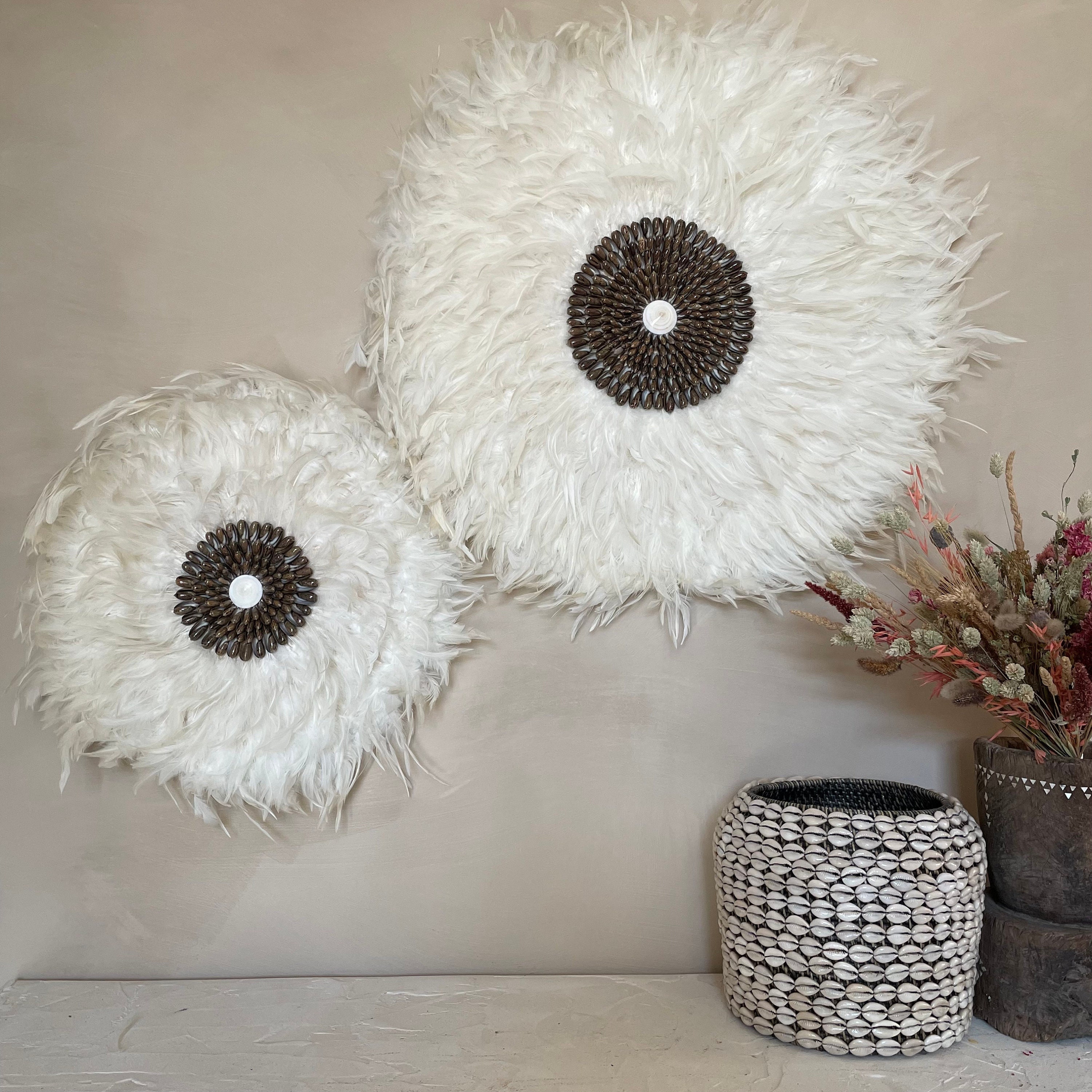 Juju Hat /Belle Décoration Murale à Plumes