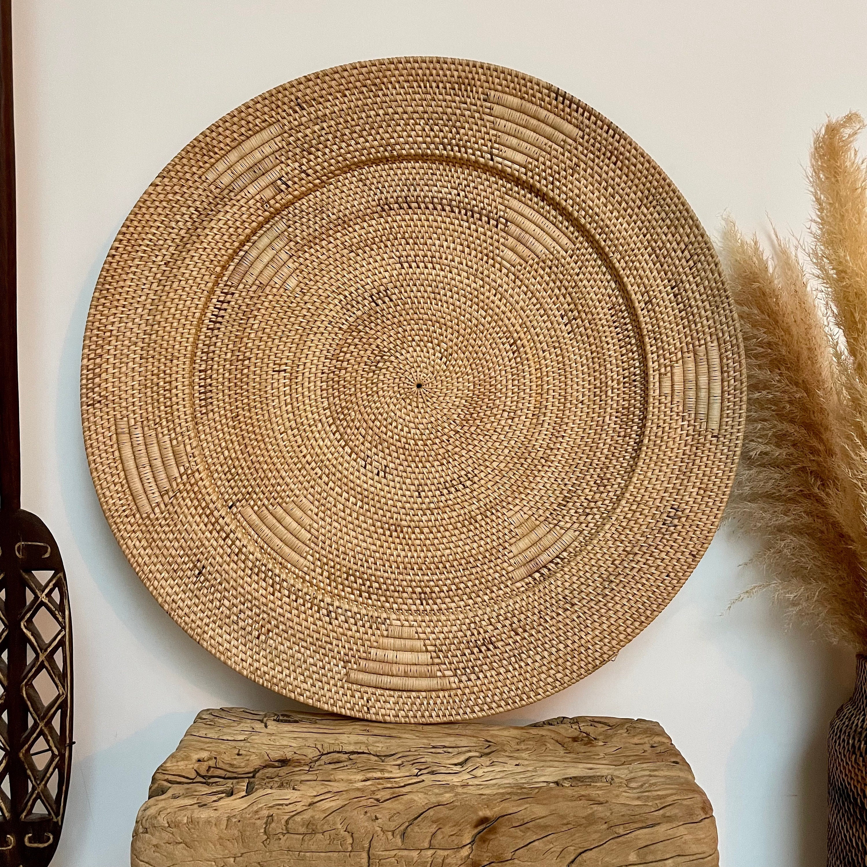 Panier Mural Ethnique Naturel