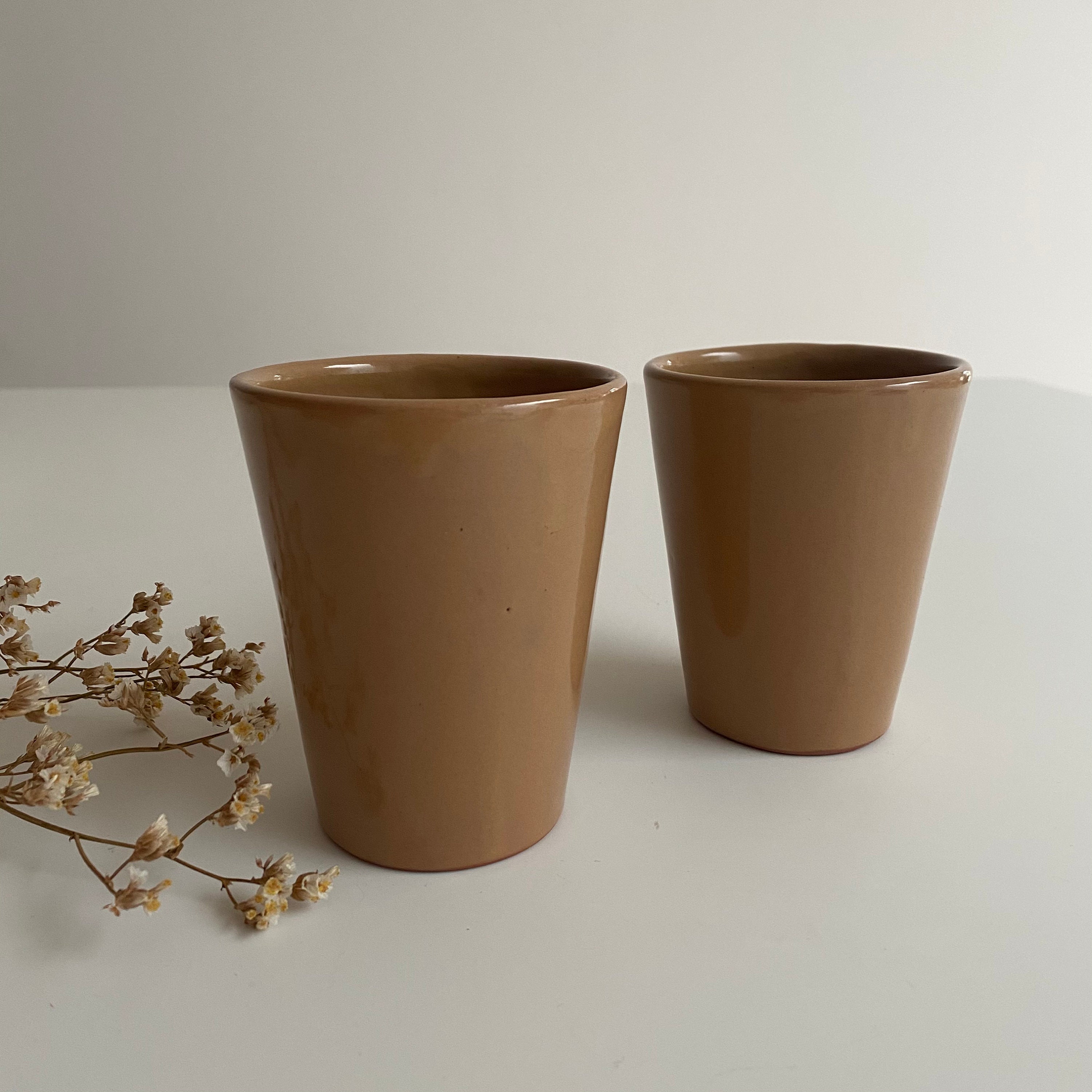 Verre en Céramique Blanche