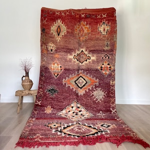 Berber carpet boujaad red