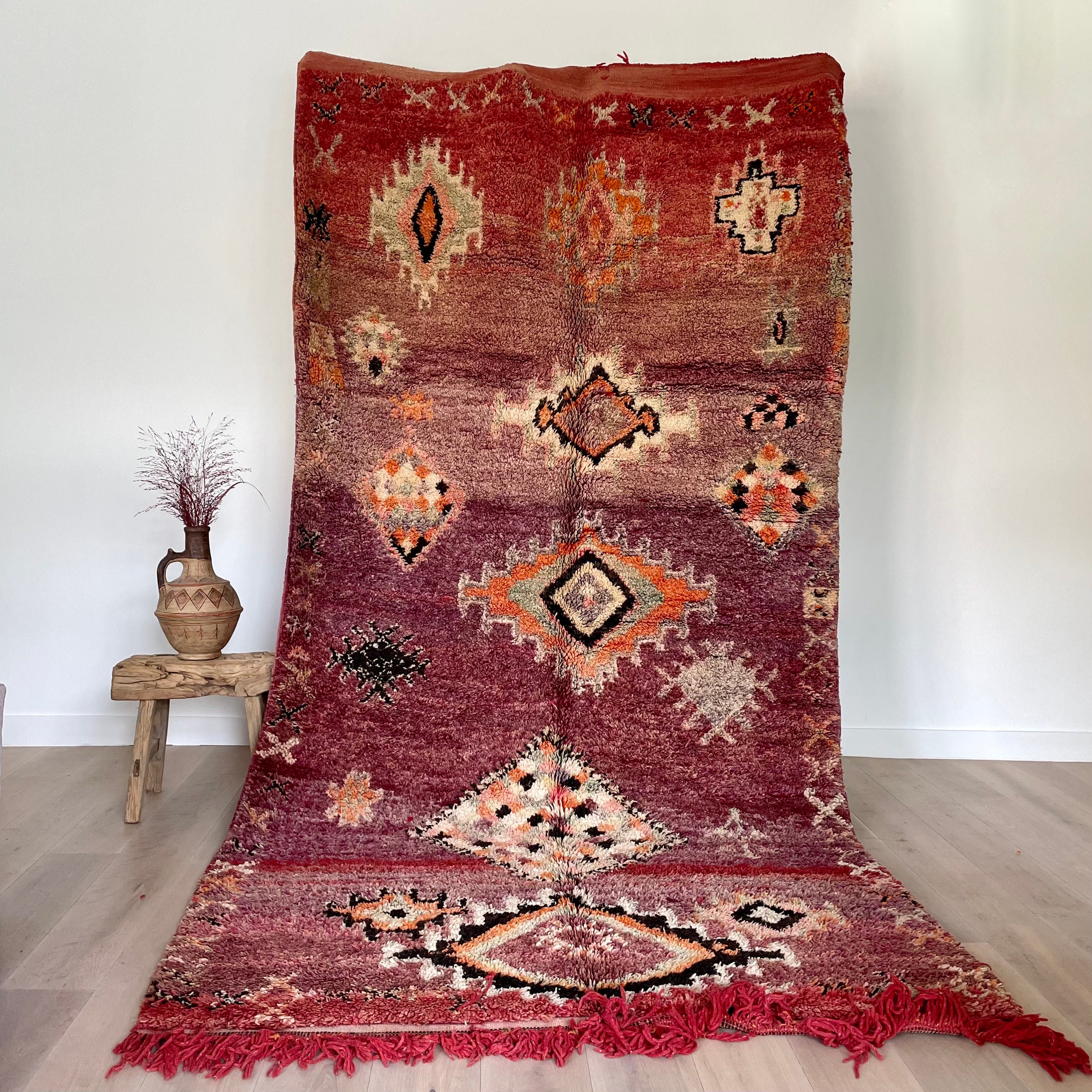 Tapis Berbère Boujaad Rouge