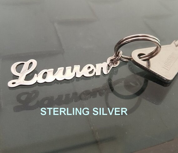 personalised name keychains