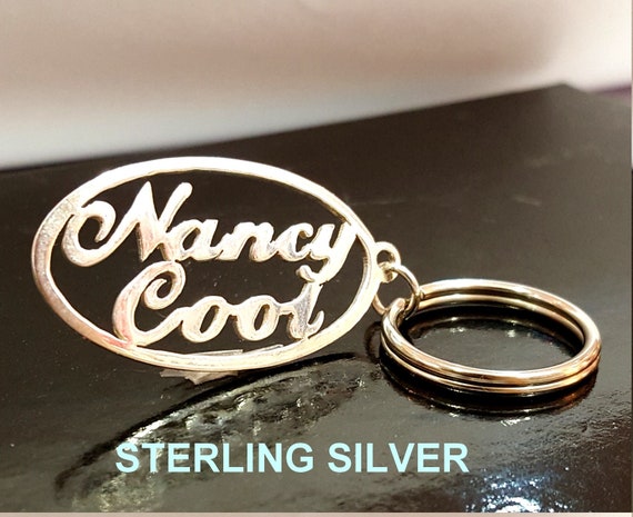 personalised name keychains