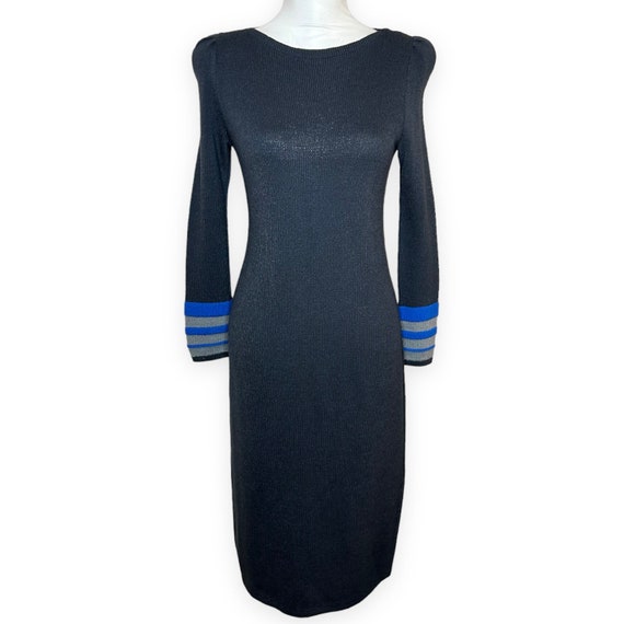 St John Gray with Blue Striped Accents 2-Piece Dr… - image 6