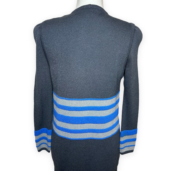 St John Gray with Blue Striped Accents 2-Piece Dr… - image 5