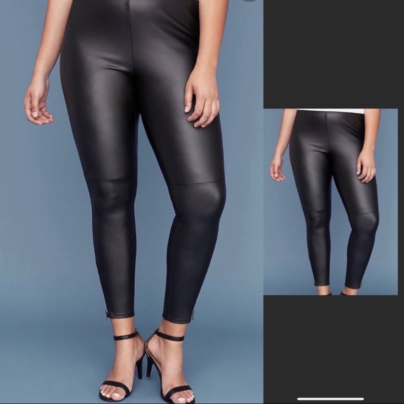 Lane Bryant NWT Vegan Leather Leggings 