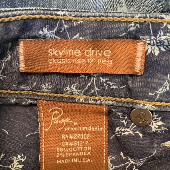 PAIGE skyline Drive Rough Hem Skinny 