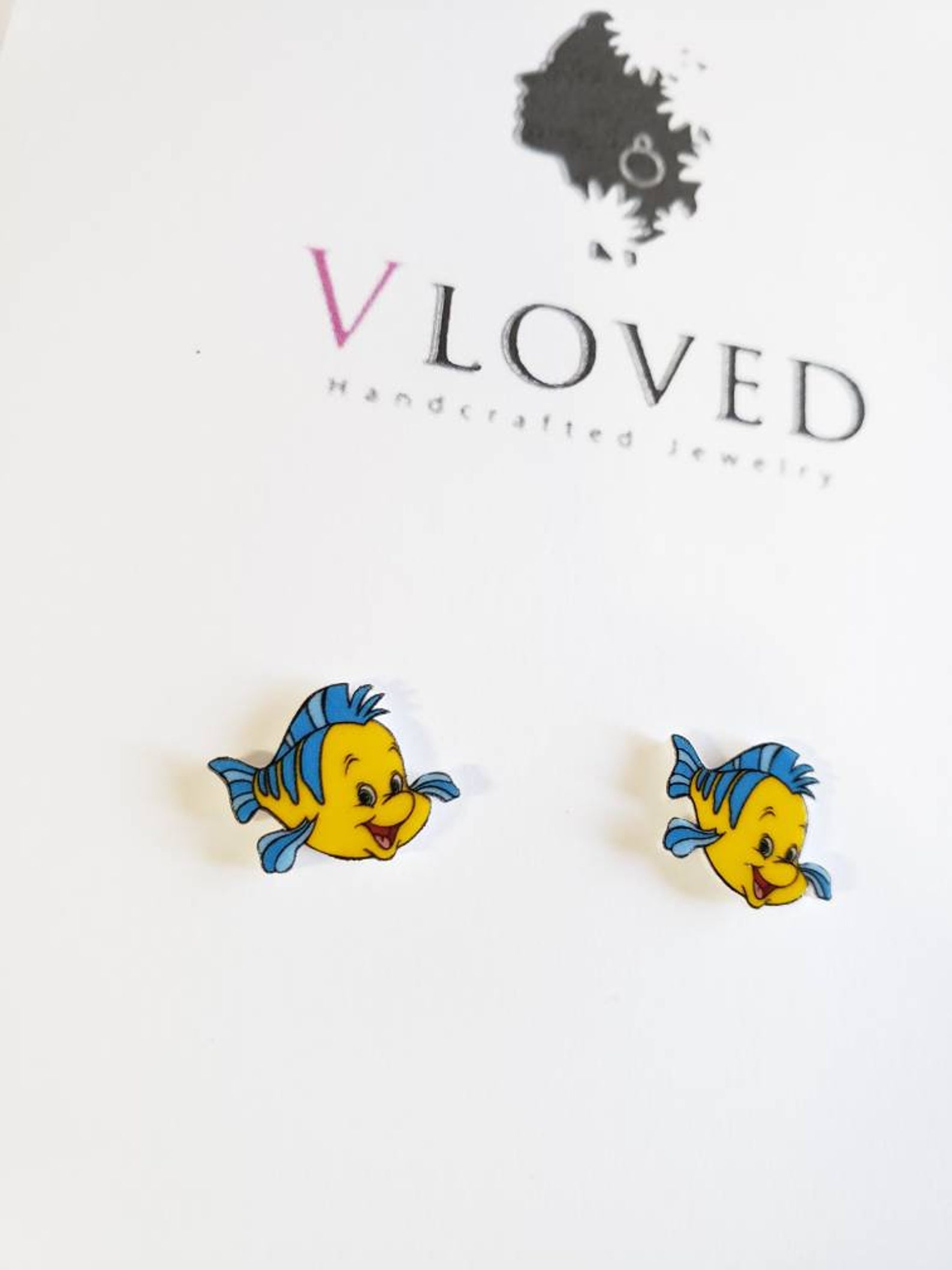 Flounder & Sebastian Inspired Earrings Disney Jewelry Disney Etsy