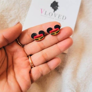 Tower of terror inspired stud earrings, disney necklace, disney choker, disney jewelry, cat