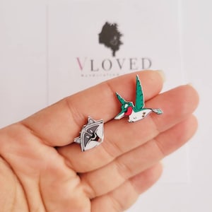 Meeko and Flit inspired stud earrings, disney necklace, disney choker, disney jewelry,